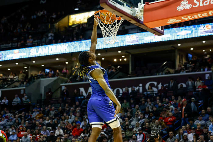 Bass Pro Tournament of Champions Missouri boys basketball dunk contest January 13 2024 Nate Latsch 25456